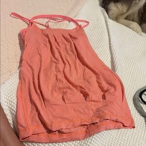 Coral Women's lululemon tank with bra